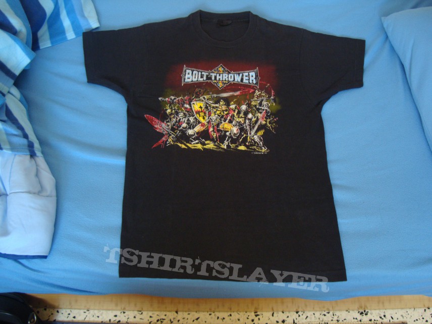 TShirt or Longsleeve - Bolt Thrower - Warmaster Red Background