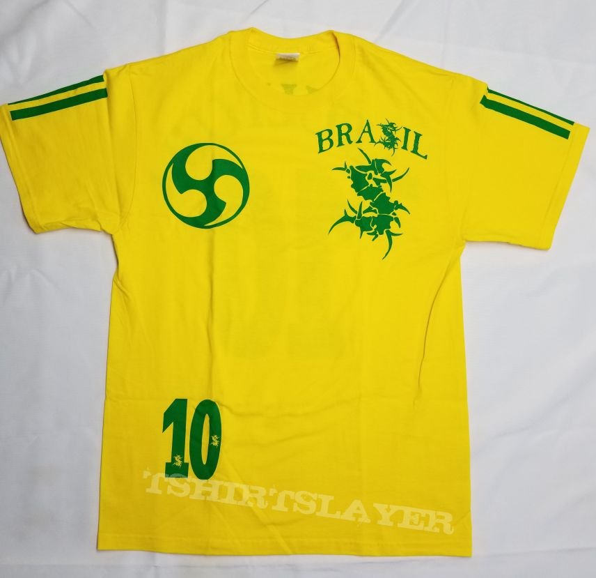 Sepultura Brazil shirt  yellow 