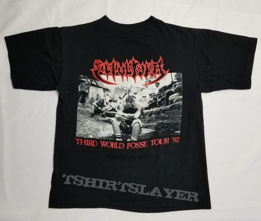 sepultura third world posse tour 92 shirt 