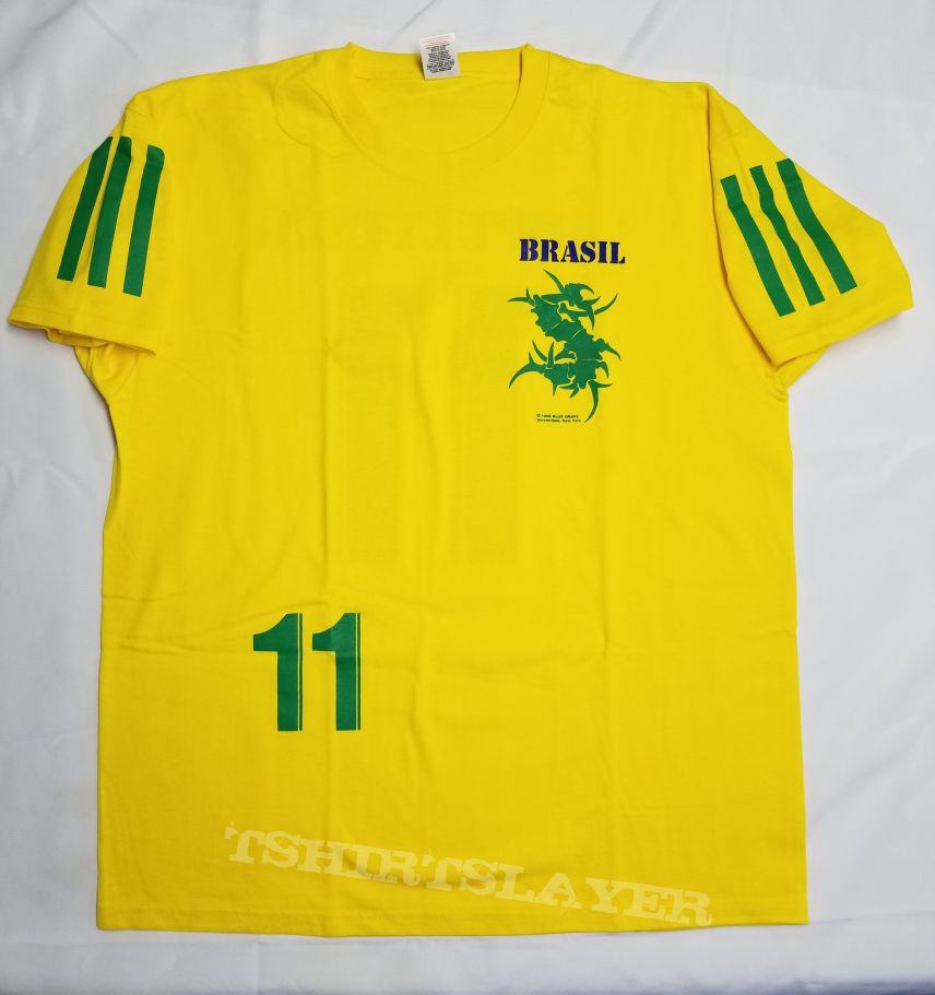 Sepultura Brazil jersey yellow 