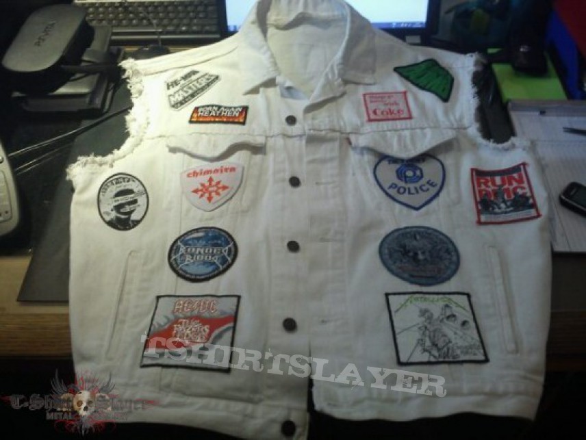 Battle Jacket - White Denim