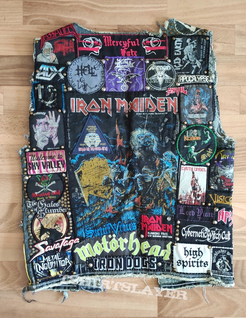 Iron Maiden, Motörhead, Mercyful Fate, Iron Maiden jacket Battle Jacket ...