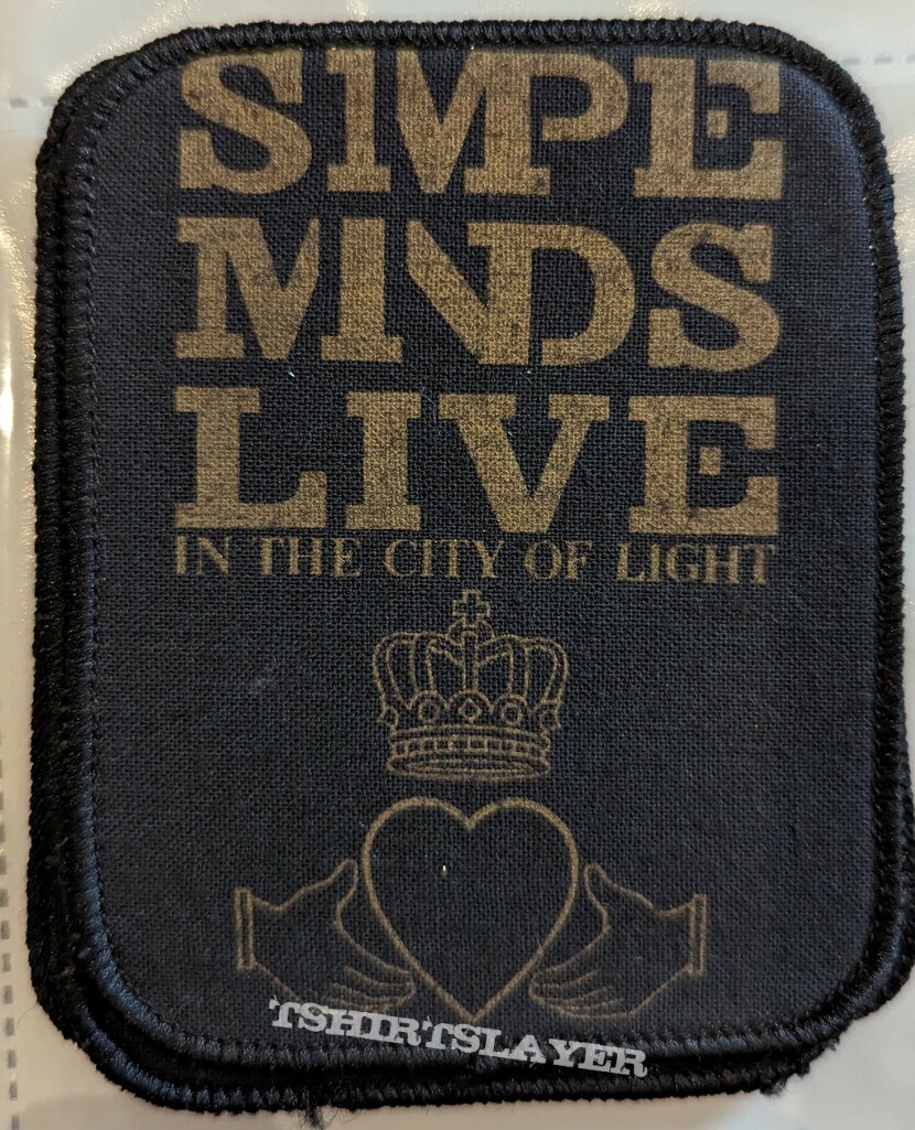 Simple Minds - Live in the city of lights - Printed Patch