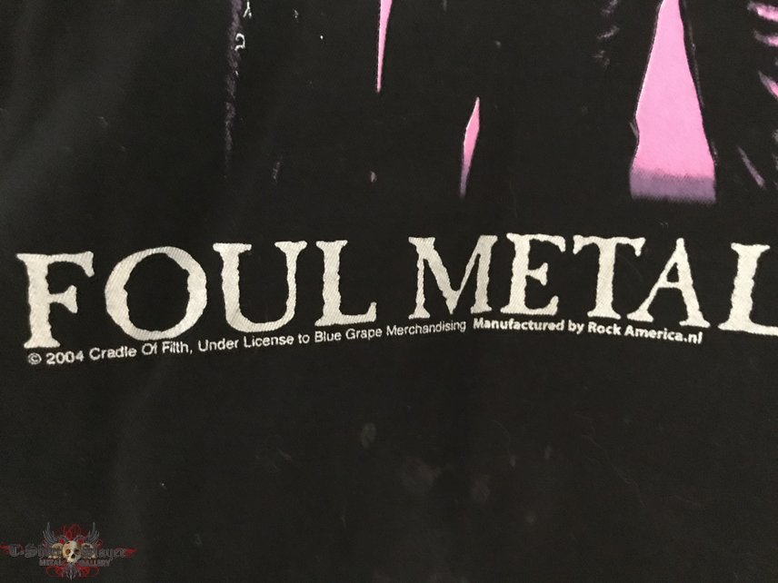 Cradle Of Filth - Foul Metal Jacket 