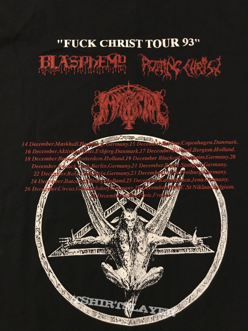 Immortal Fuck Christ Tour TS
