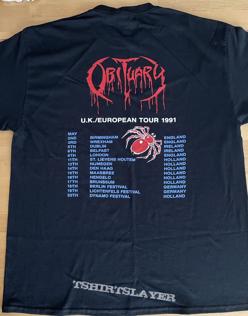 Obituary - U.K / European Tour 1991 TS