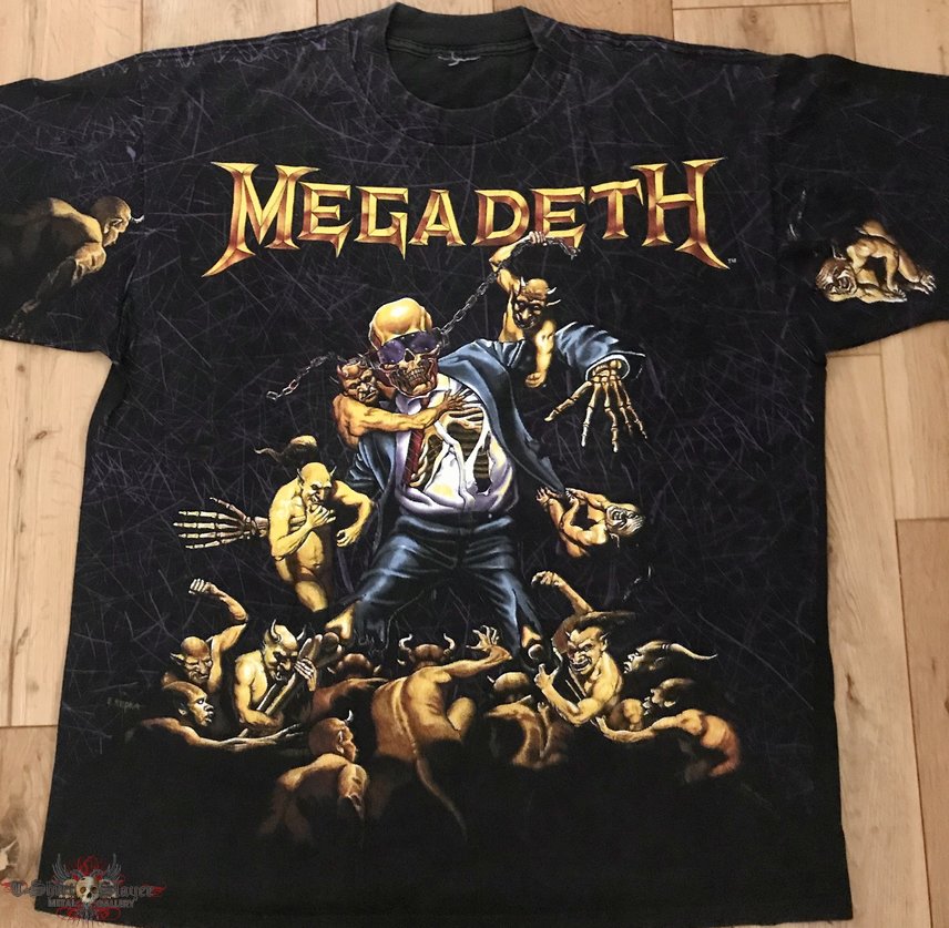 Megadeth - 1991 All Over Print TS