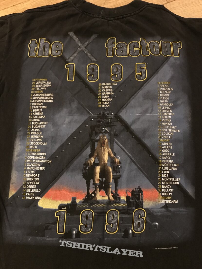 Iron Maiden - The X Factour 1995/96 European Tour TS