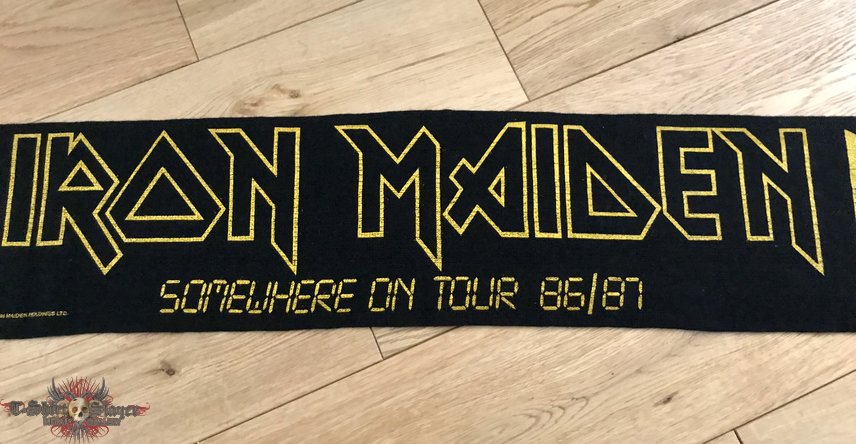 Iron Maiden - Somewhere On Tour 86/87 Scarf