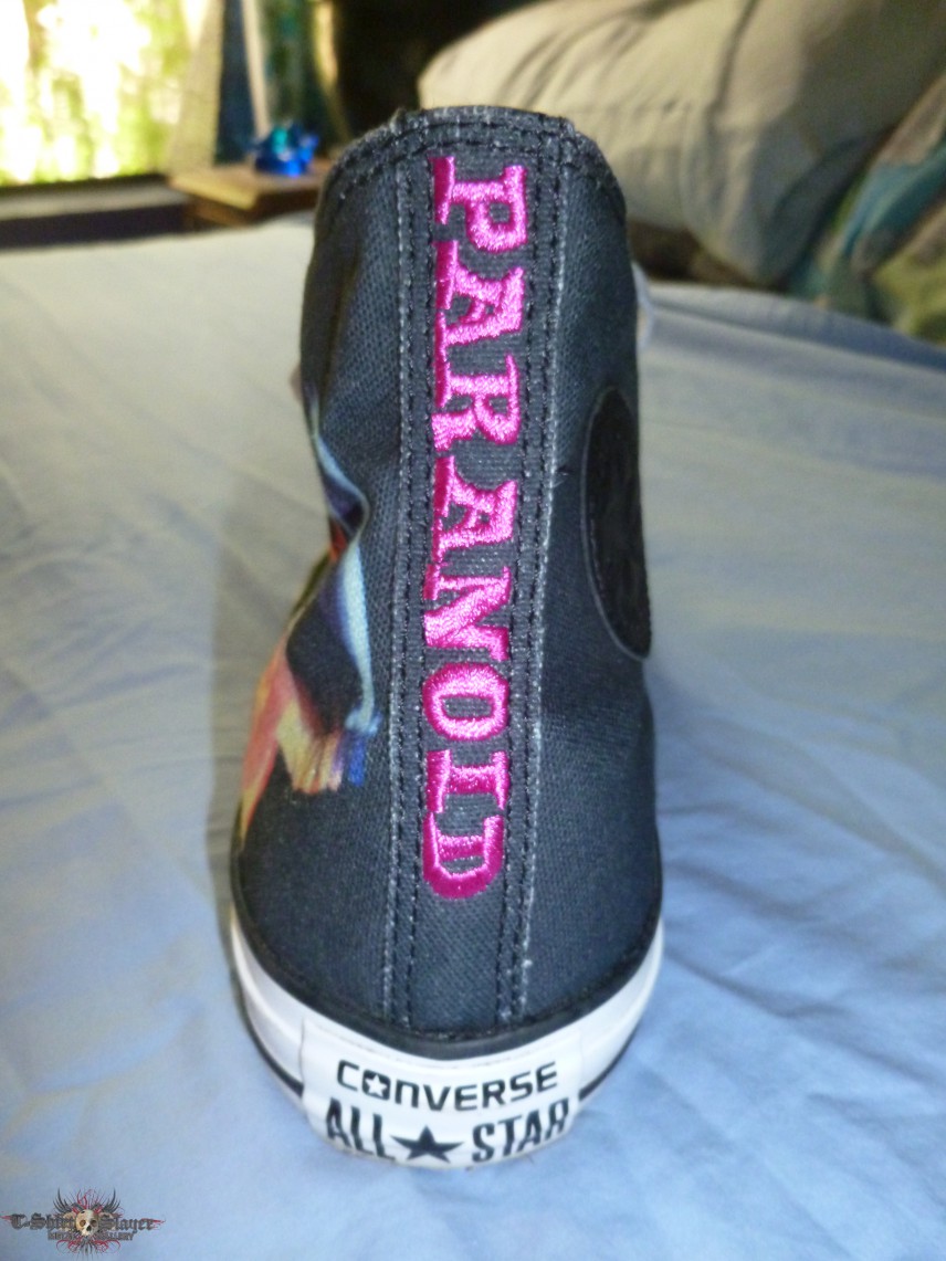 Black Sabbath &quot;Paranoid&quot; Converse Shoes  