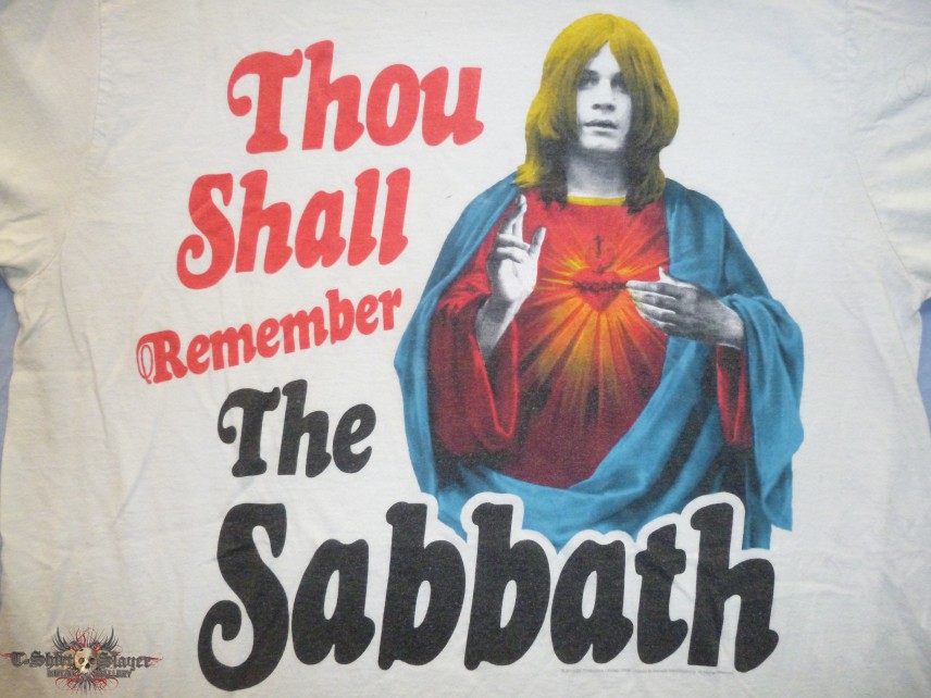 Black Sabbath &quot;Thou Shall Remember The Sabbath&quot; T-Shirt