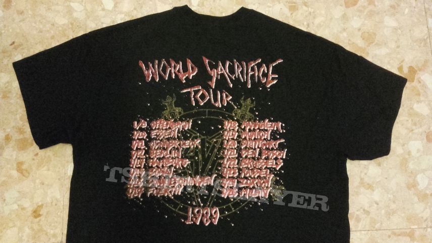 Slayer World Sacrifice Tour 1989