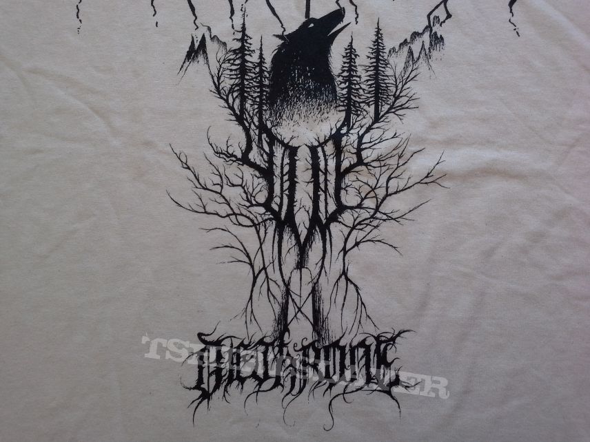 Wolves In The Throne Room wittr White dethrone shirt - tour 2010