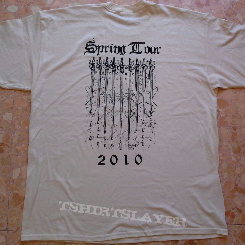Wolves In The Throne Room wittr White dethrone shirt - tour 2010