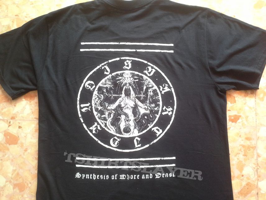 Svartidauði Svartidaudi &quot;synthesis of whore and beast&quot; shirt