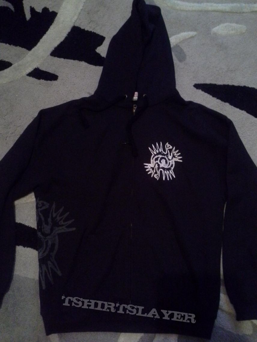 Borknagar zip Hoodie - logo on back (+memorabilia)