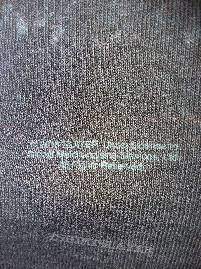 Slayer &quot;Final World Tour&quot; shirt, 2018