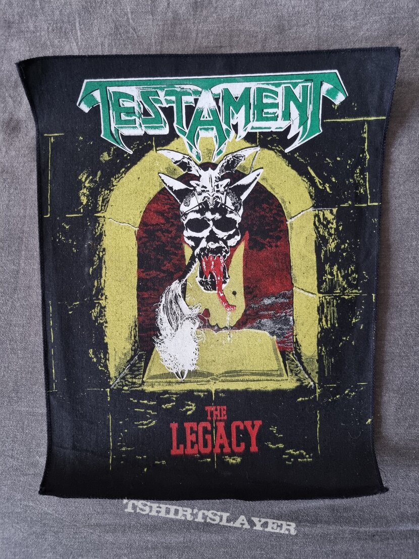 TESTAMENT &quot;The Legacy&quot; official Backpatch