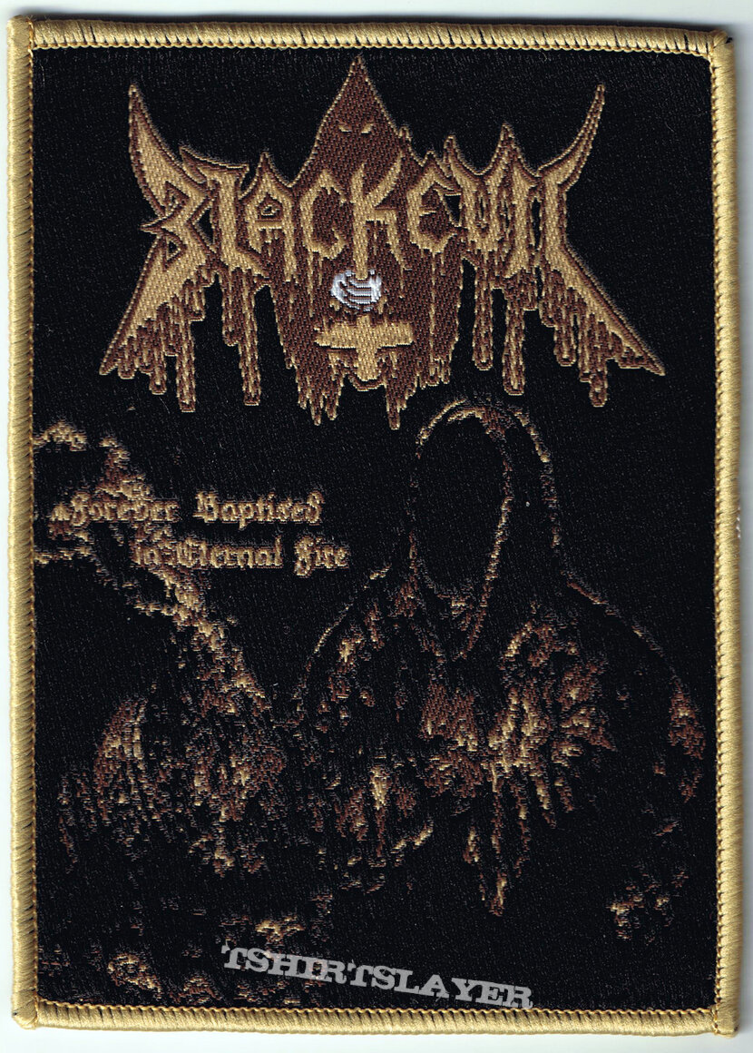 BLACKEVIL &quot;Forever Baptized In Eternal Fire&quot; official woven Patch