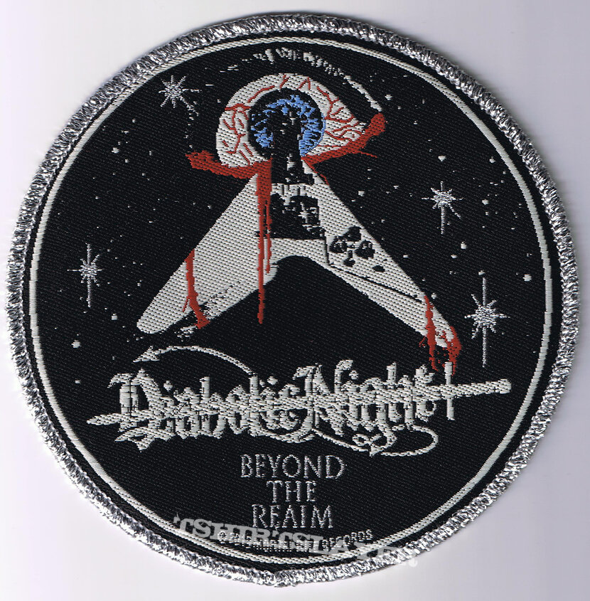 DIABOLIC NIGHT &quot;Beyond The Realm&quot; official woven patch (silver border)