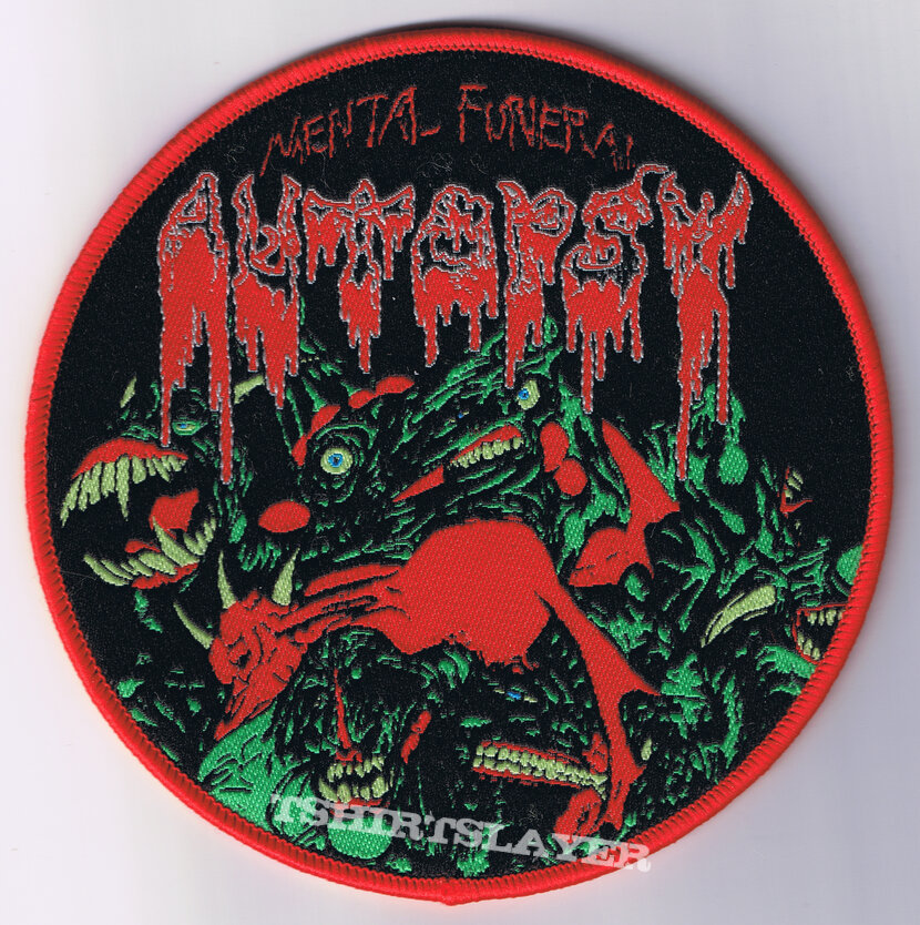 AUTOPSY &quot;Mental Funeral&quot; woven Patch