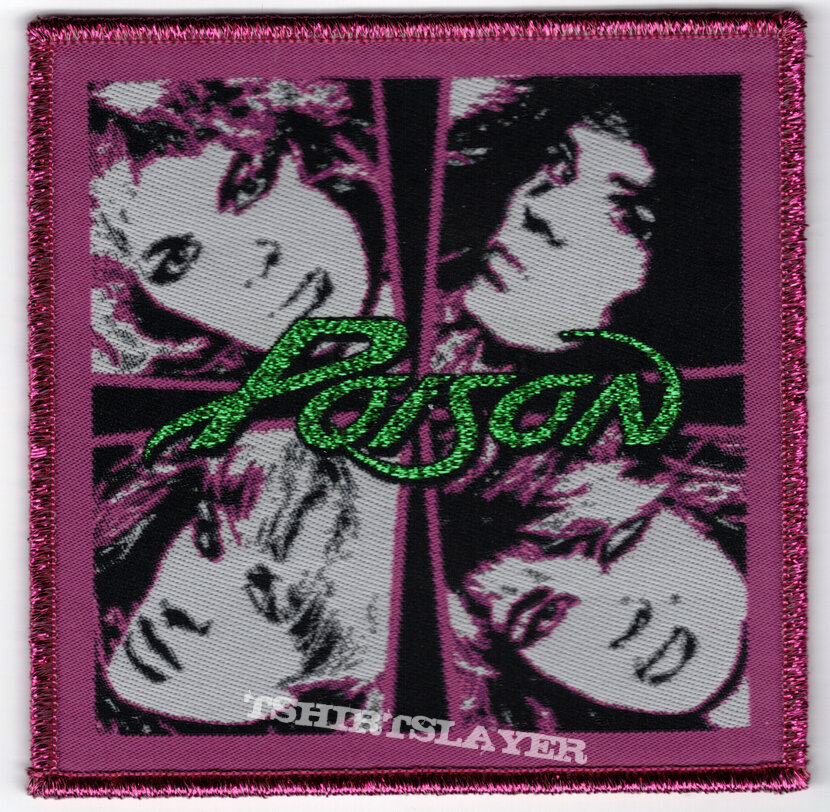 POISON "Look What The Cat Dragged In" bootleg woven patch | TShirtSlayer  TShirt and BattleJacket Gallery