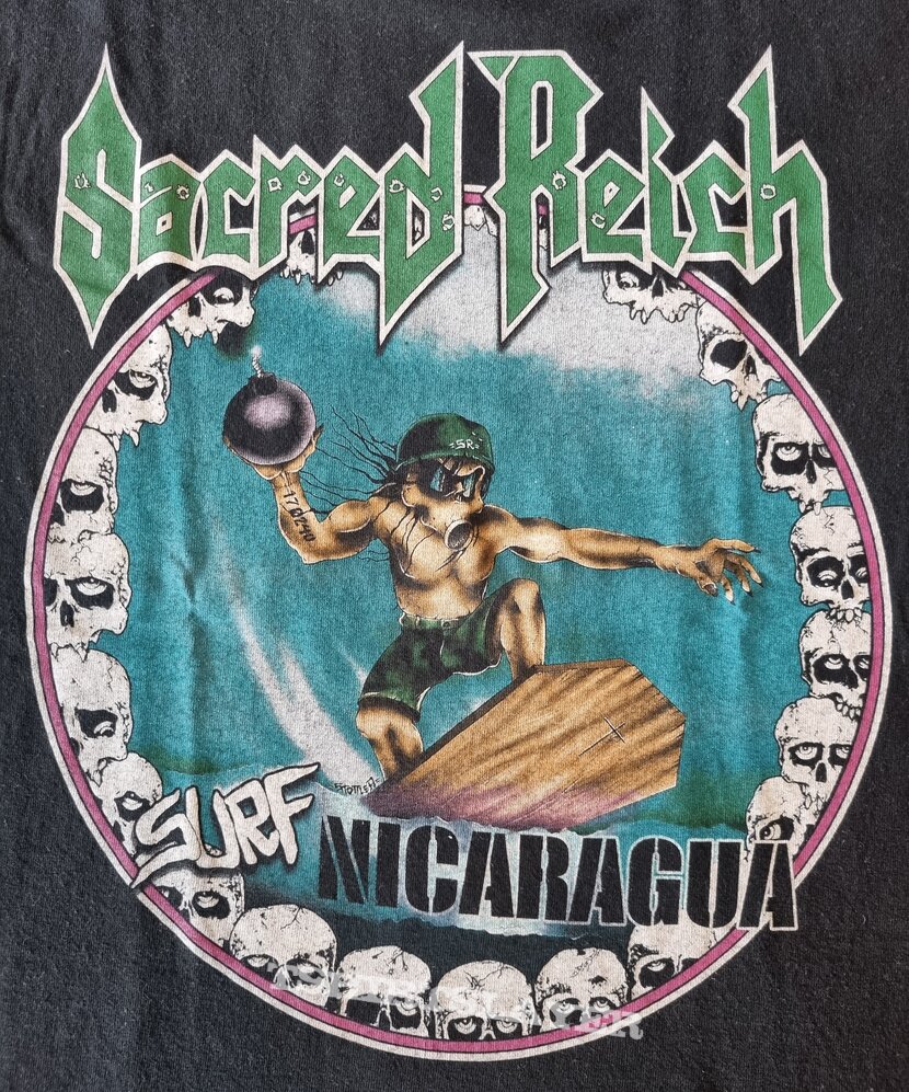 SACRED REICH &quot;Surf Nicaragua&quot; official T-Shirt