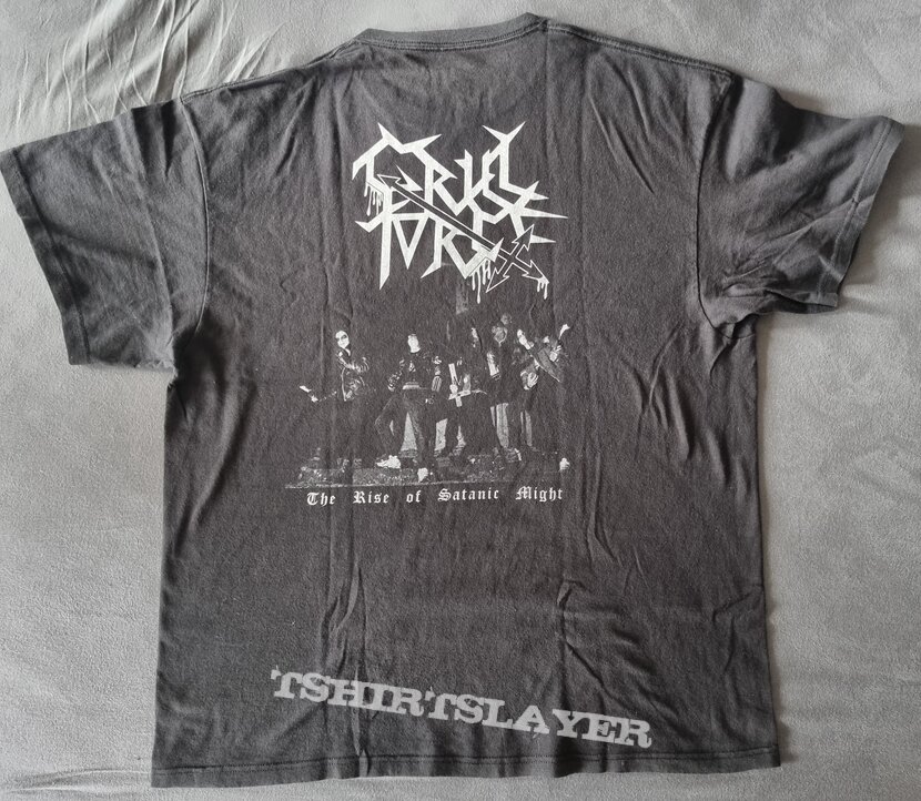 CRUEL FORCE &quot;The Rise Of Satanic Might&quot; official T-Shirt (second edition)