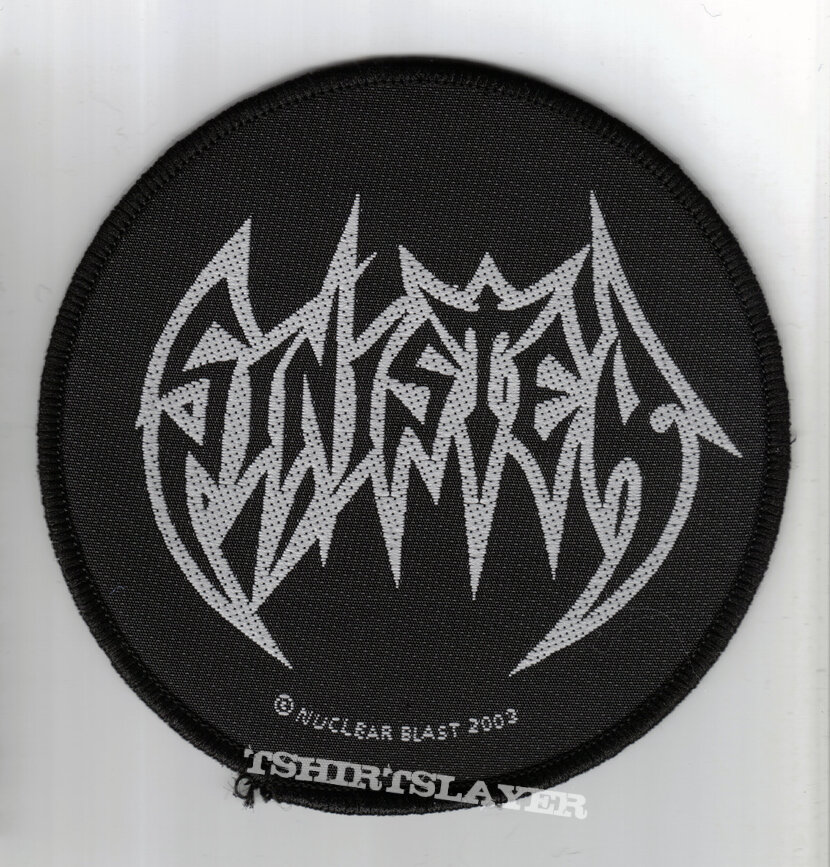 SINISTER &quot;Logo&quot; official woven Patch