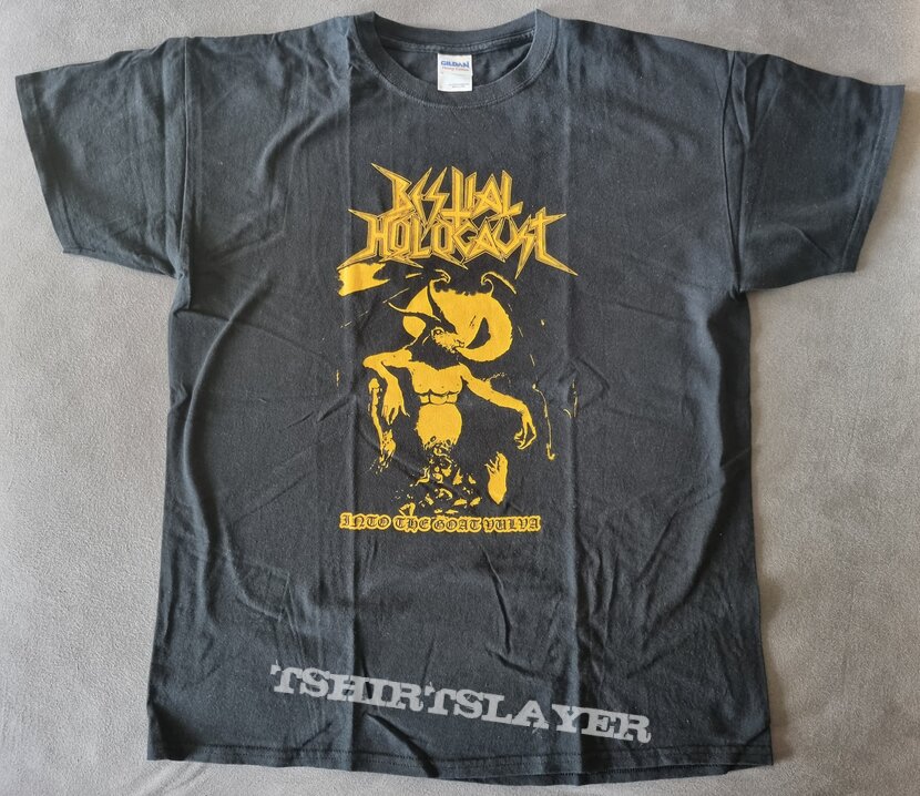 BESTIAL HOLOCAUST &quot;Into The Goat Vulva&quot; official T-Shirt