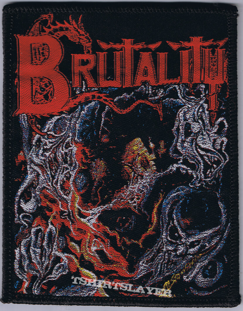 BRUTALITY &quot;Screams Of Anguish&quot; official woven Patch