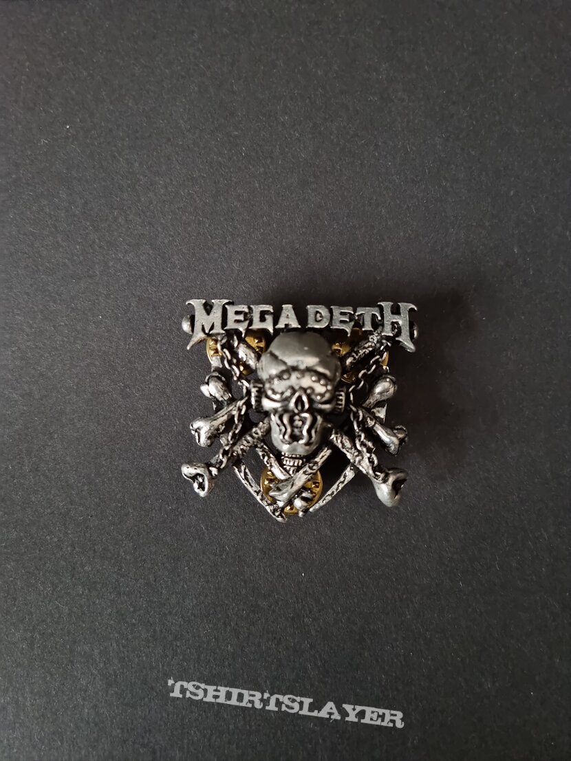 MEGADETH &quot;Killing Is My Business&quot; official Pin Badge (PC266)