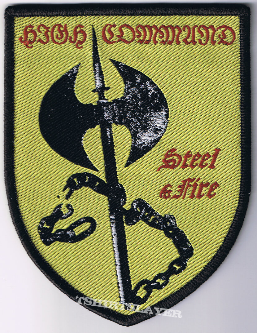 HIGH COMMAND &quot;Steel &amp; Fire&quot; official woven patch