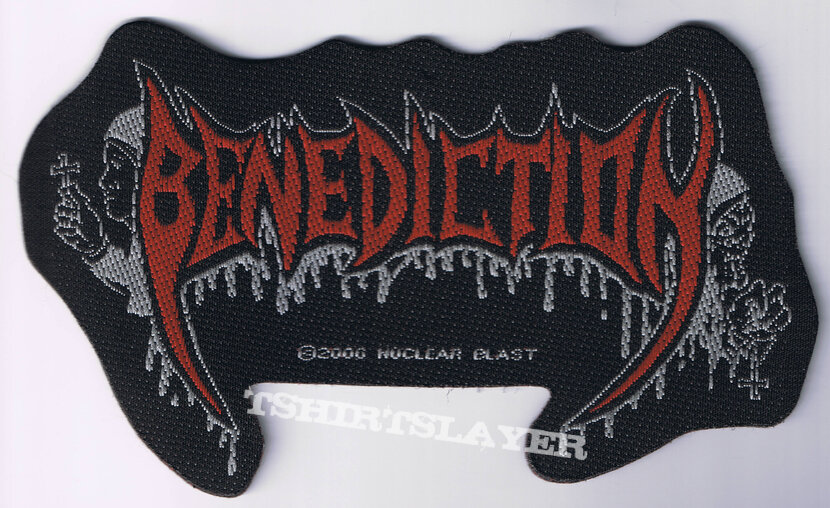 BENEDICTION &quot;Logo&quot; official shaped woven Patch
