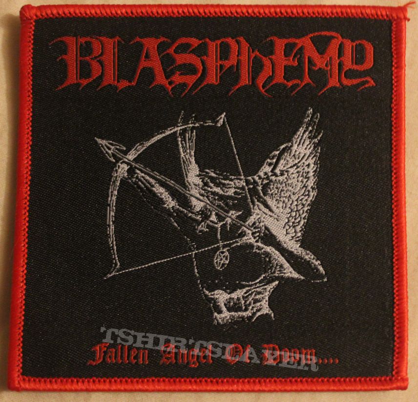 Blasphemy &quot;Fallen Angel Of Doom&quot; official woven patch