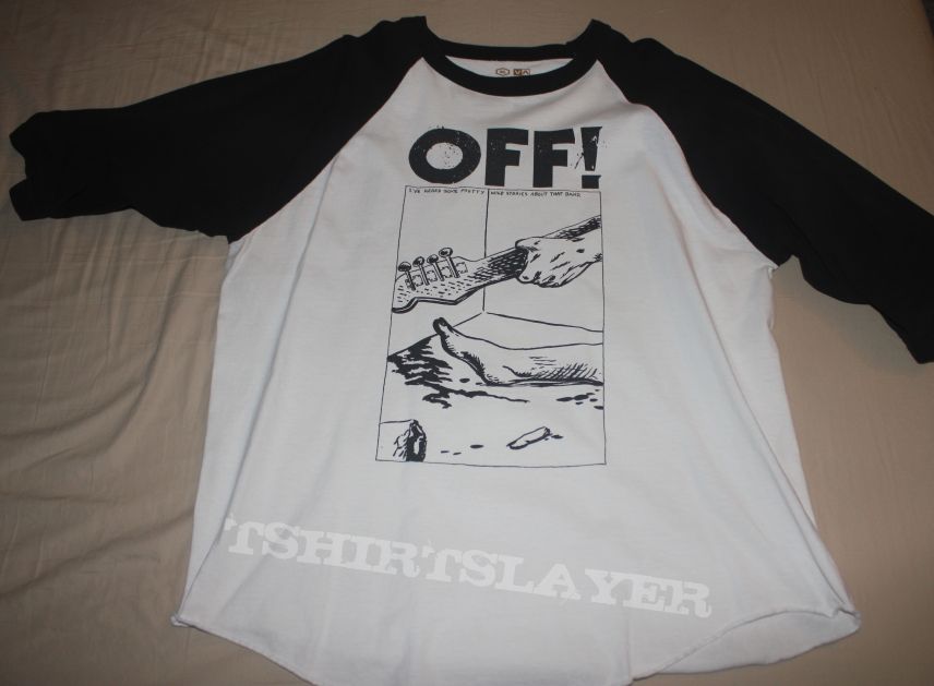 OFF! baseball / raglan shirt.