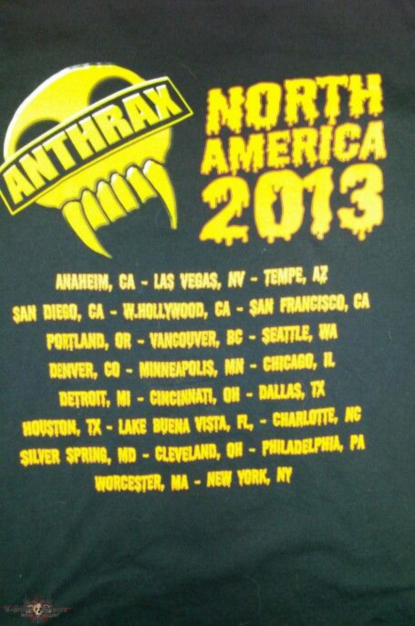 Anthrax  USA 2013