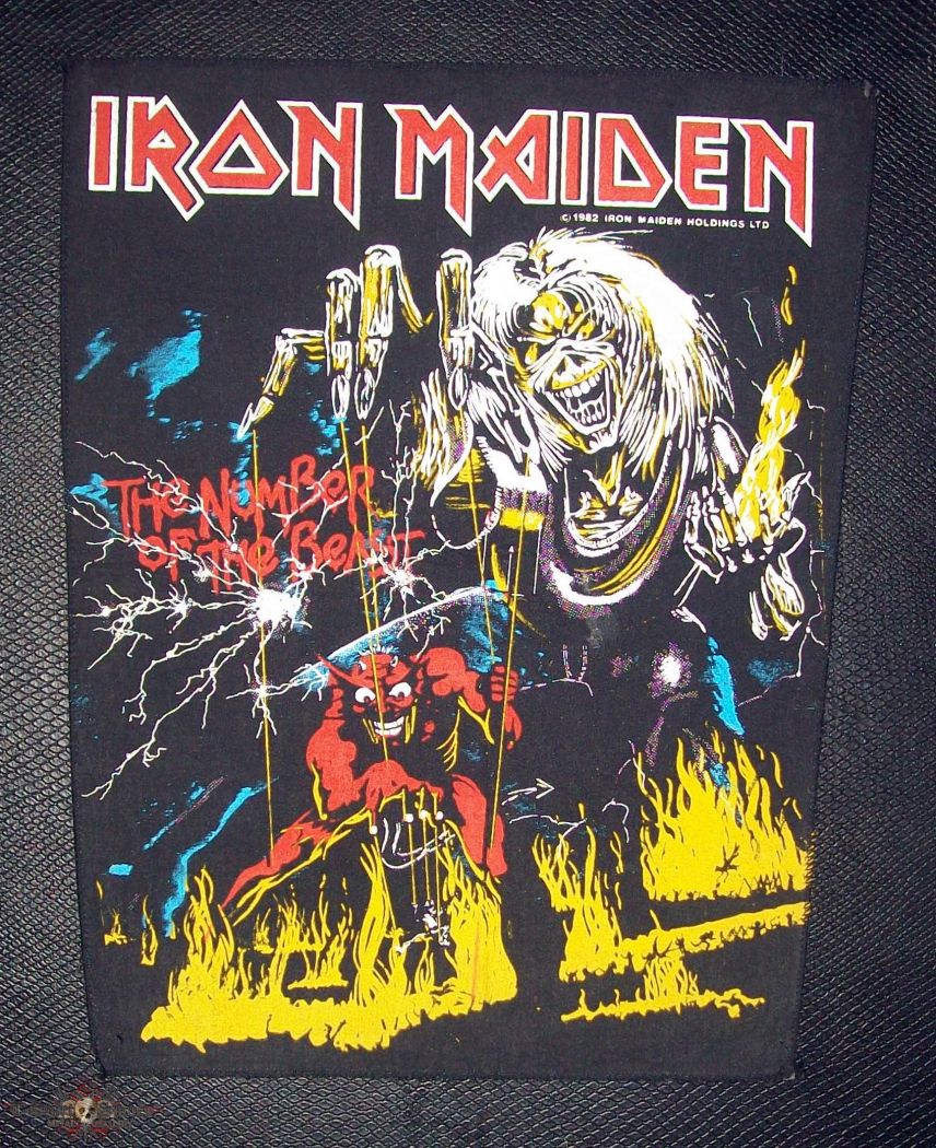 Iron Maiden Number of The Beast Backpatch