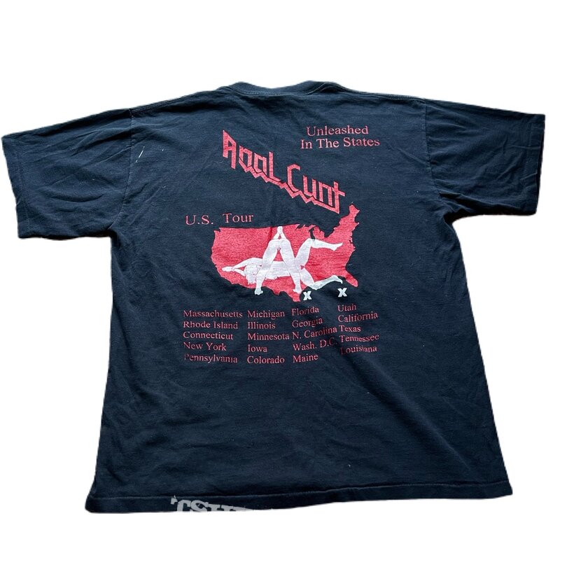 Anal Cunt “Unleashed In The States” Tour shirt