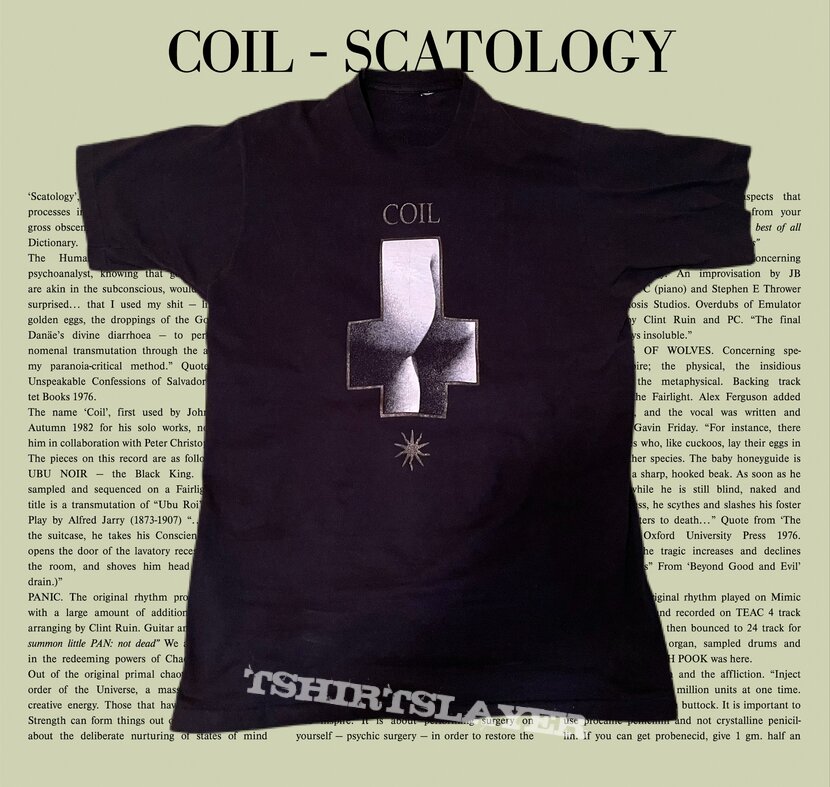 Coil “Scatology” OG shirt