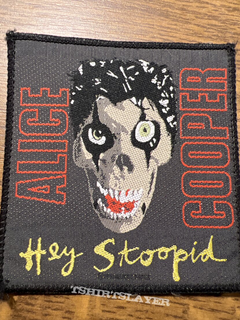 Alice Cooper hey stoopid Patch 