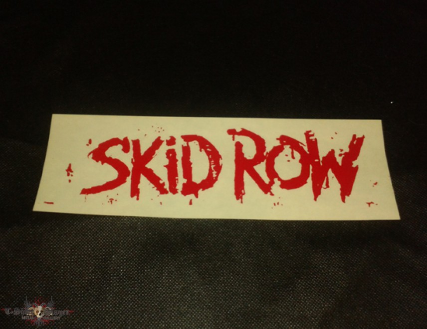 Skid Row - Logo Window Sticker