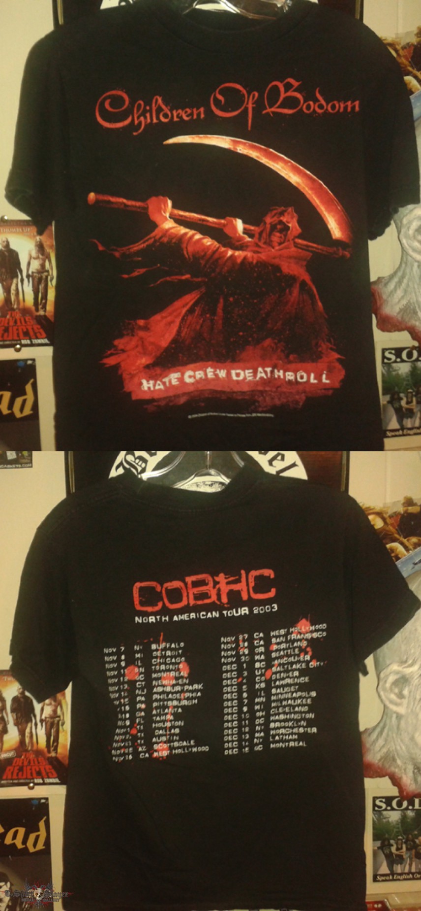 Children of Bodom - Hate Crew Deathroll Tour T-Shirt | TShirtSlayer TShirt  and BattleJacket Gallery
