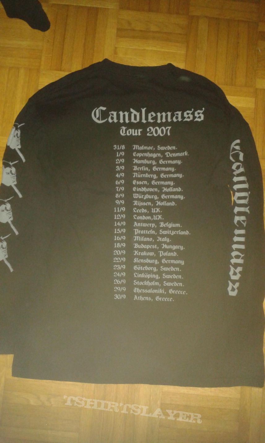 Candlemass King of the grey island tour  longsleeve (Medium)