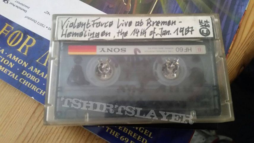 Violent Force Live at Bremen- Hemlingen, the 14th of Jan. 1987