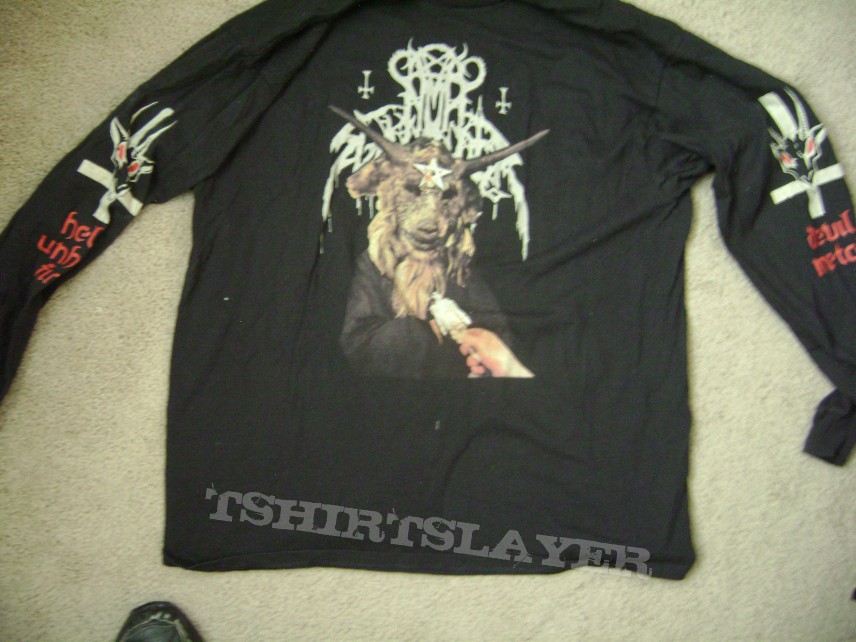 Nunslaughter Nun Slaughter &quot;Devil Metal&quot; 2-sided+sleeves XL Long Sleeve