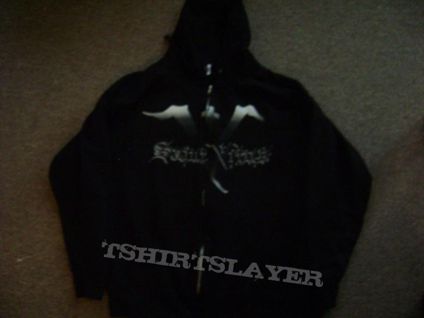 Saint Vitus zip-up hooded sweatshirt (front only print) NEW!