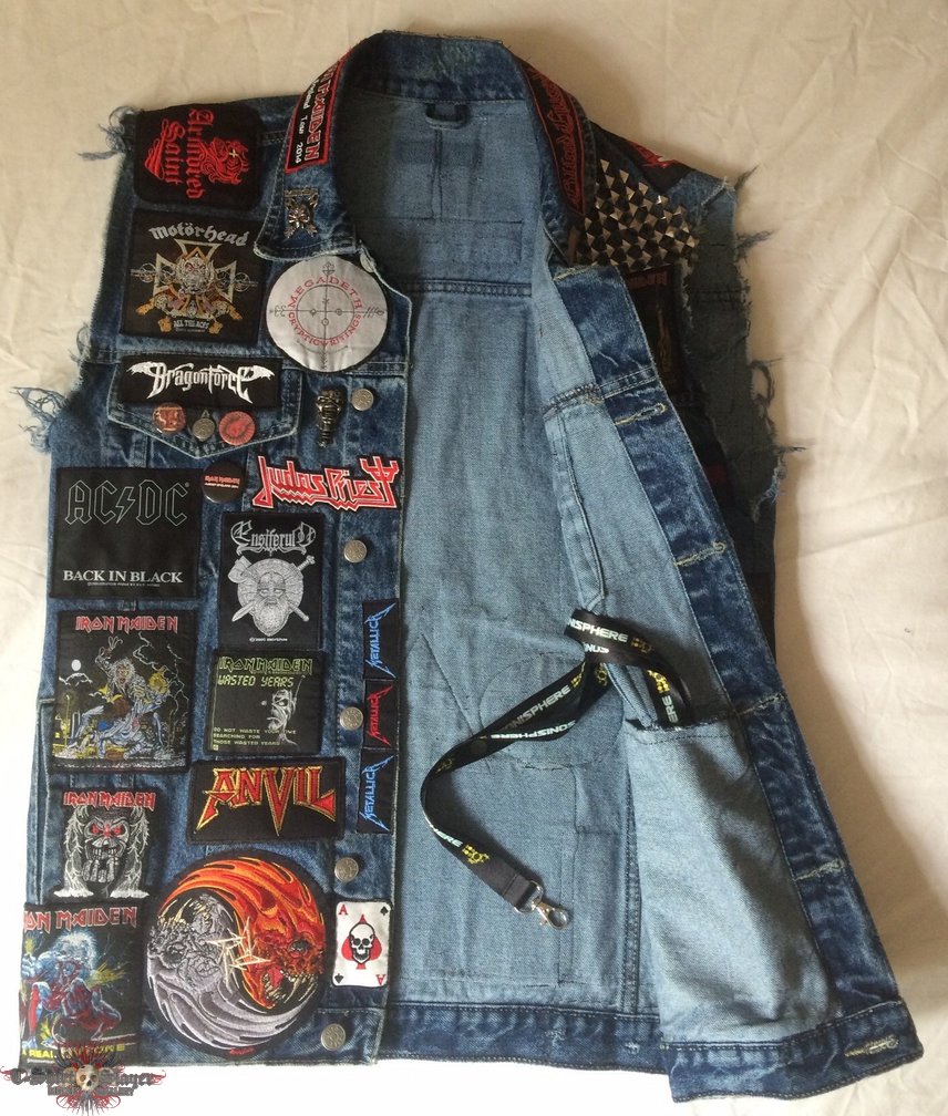 Iron Maiden The Clairvoyant&#039;s blue battle jacket UPDATE 25 May 15