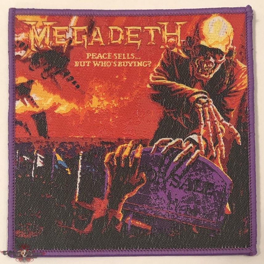 Megadeth, Megadeth 'Peace Sells...' patch Patch (The Clairvoyant's) |  TShirtSlayer