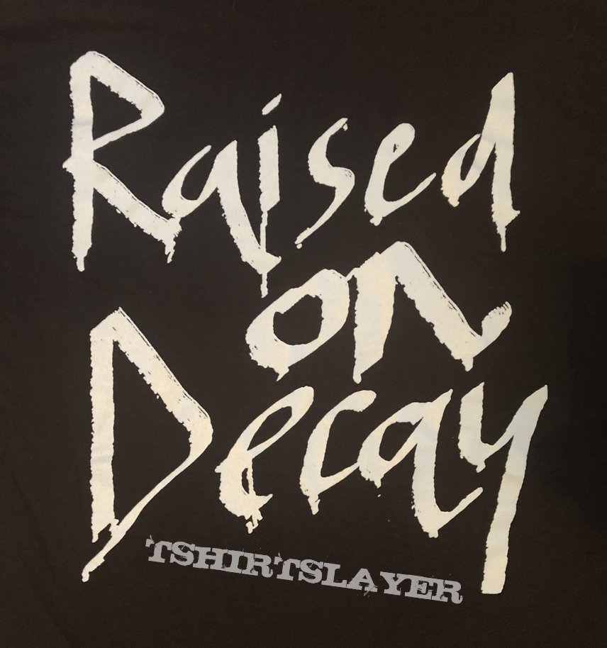 Shrapnel ‘Raised on Decay’ t-shirt